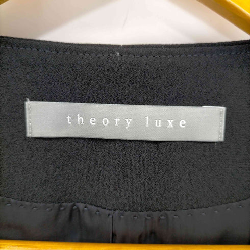 セオリーリュクス theory luxe ノーカラーテーラードジャケット レディース 40