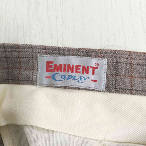 EMINENT ロケットTALONジップ チェック ポリ センタープレススラックス メンズ 82