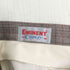 EMINENT ロケットTALONジップ チェック ポリ センタープレススラックス メンズ 82