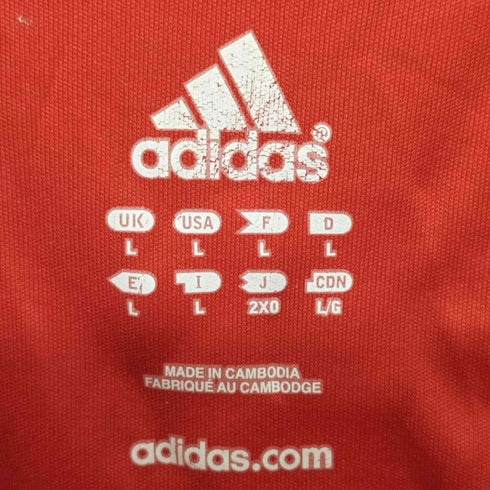 アディダス adidas サッカー ユニフォーム ゲームシャツ メンズ import:L