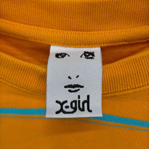 エックスガール X-girl STRIPED PIQUE S/S TOP レディース JPN:2
