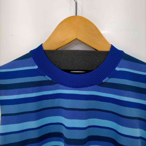 ローブドシャンブルコムデギャルソン robe de chambre COMME des GARCONS 03SS AD2002 マルチボーダー ノースリーブニット レディース