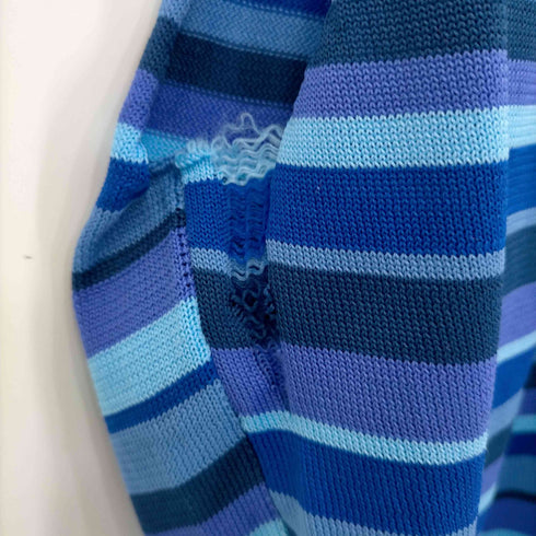 ローブドシャンブルコムデギャルソン robe de chambre COMME des GARCONS 03SS AD2002 マルチボーダー ノースリーブニット レディース