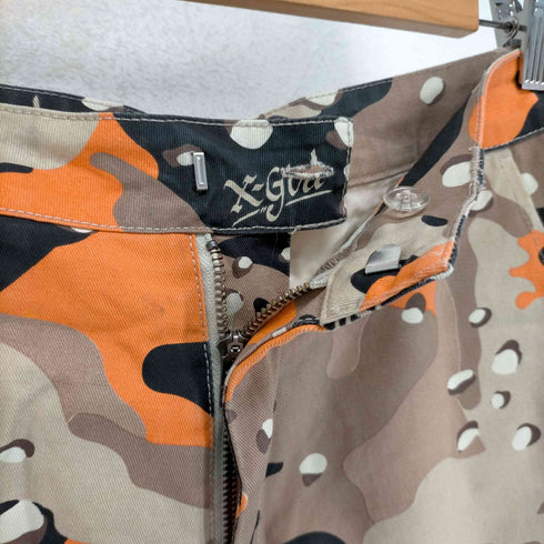 エックスガール X-girl BIG UPS CAMO SKATE PANT レディース US:28-29