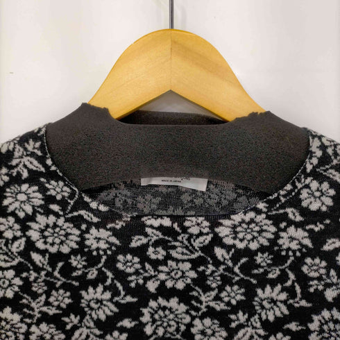 ローブドシャンブルコムデギャルソン robe de chambre COMME des GARCONS 01AW AD2001 ウール 花柄ニット レディース