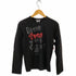 コムデギャルソン COMME des GARCONS 11AW AD2011 LIVE FREE WITH STRONG WILL メッセージプリント L/S Tシャツ レディース JPN:M
