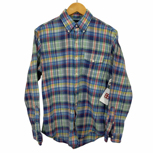 ラルフローレン RALPH LAUREN マルチチェック柄ボタンダウンシャツ メンズ S