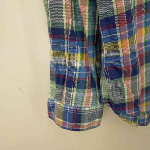 ラルフローレン RALPH LAUREN マルチチェック柄ボタンダウンシャツ メンズ S