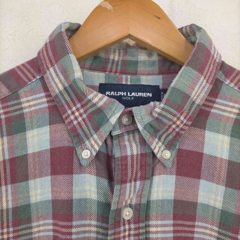 ラルフローレンゴルフ RALPH LAUREN GOLF TILDEN ポニー刺繍 BDタータンチェックシャツ メンズ JPN:XL
