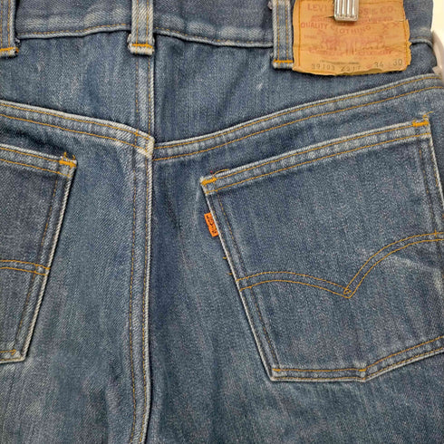 リーバイス Levis 80S USA製 ライナー付きデニムパンツ オレンジタブ スモールe 42TALONジップ 86年製 メンズ 34×30