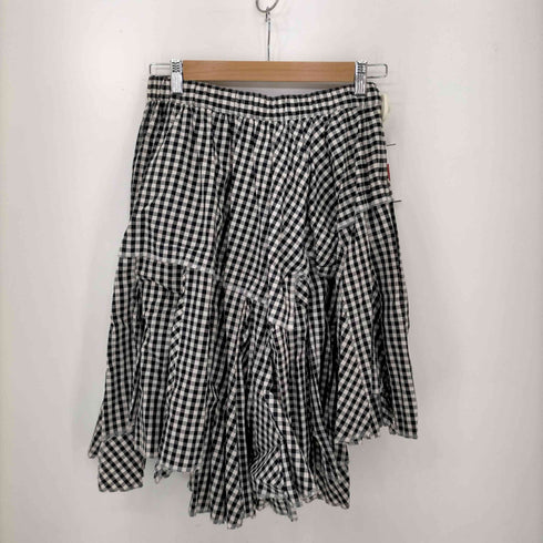 コムデギャルソン COMME des GARCONS 12SS AD2011 チェック フリルスカート レディース JPN:S