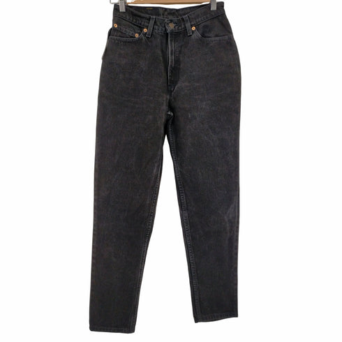 リーバイス Levis 90S 512 後染め ジップフライブラックデニムパンツ ボタン裏刻印816 96年製 レディース import:S