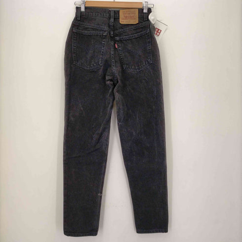 リーバイス Levis 90S 512 後染め ジップフライブラックデニムパンツ ボタン裏刻印816 96年製 レディース import:S