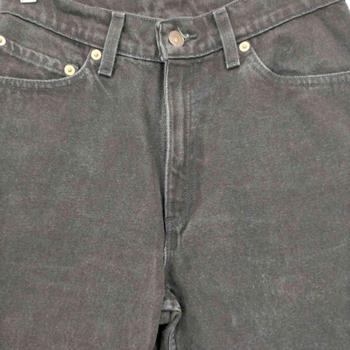 リーバイス Levis 90S 512 後染め ジップフライブラックデニムパンツ ボタン裏刻印816 96年製 レディース import:S