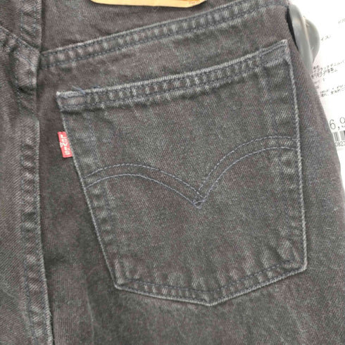 リーバイス Levis 90S 512 後染め ジップフライブラックデニムパンツ ボタン裏刻印816 96年製 レディース import:S