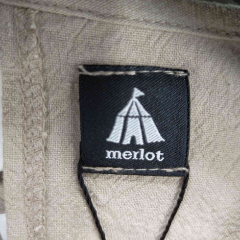 メルロー merlot ギャザーワンピース レディース FREE