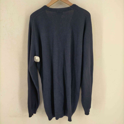 エルエルビーン L.L.Bean 香港製 コットン Vネックカーディガン メンズ XL-TALL