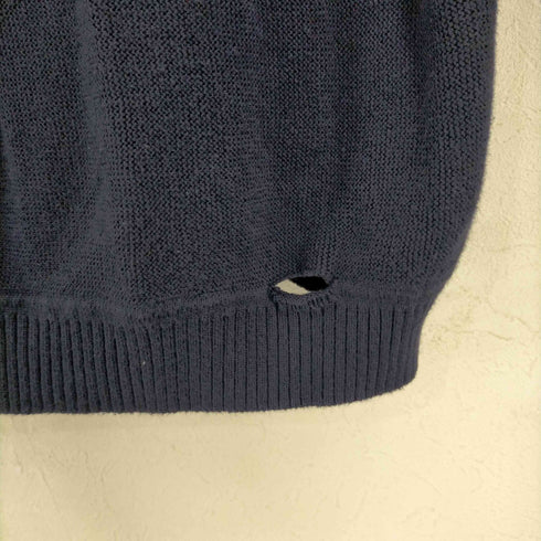 エルエルビーン L.L.Bean 香港製 コットン Vネックカーディガン メンズ XL-TALL