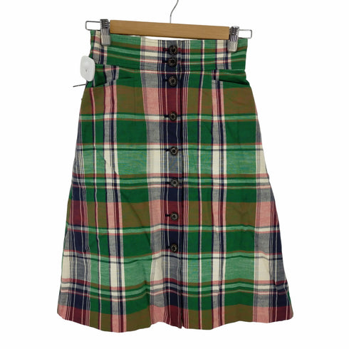 マッキントッシュフィロソフィー MACKINTOSH PHILOSOPHY マドラスチェックタイトスカート レディース JPN:38