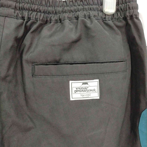 パンクドランカーズ PUNK DRUNKERS スネークデザインテーパードイージーパンツ 蛇 メンズ JPN:XL