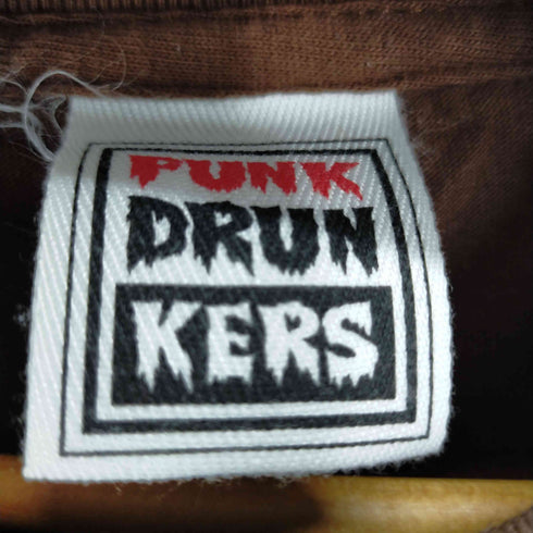 パンクドランカーズ PUNK DRUNKERS DOGEZATシャツ 両面プリント メンズ import:L