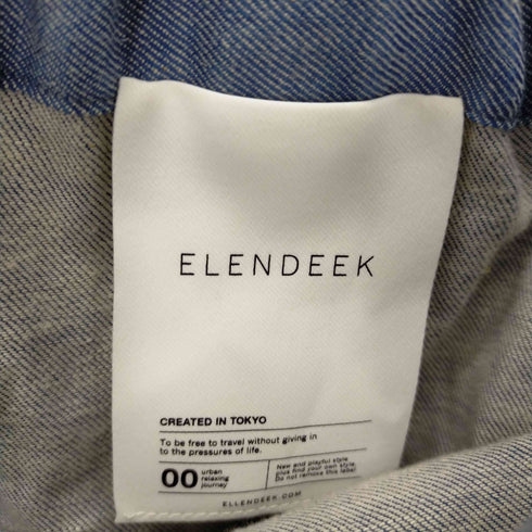 エレンディーク ELENDEEK オフショルダーリネンコットンワンピース レディース JPN:2