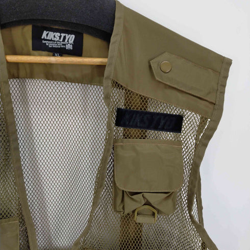 キックスティーワイオー KIKS TYO メッシュフィッシングベスト メンズ import:XL