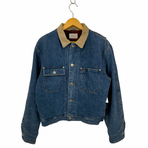 ポロラルフローレン POLO RALPH LAUREN 80s~90s 白タグ ブランケットデニムジャケット メンズ JPN:L