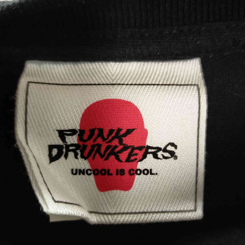 パンクドランカーズ PUNK DRUNKERS ステッカープリントデザインTシャツ メンズ JPN:L