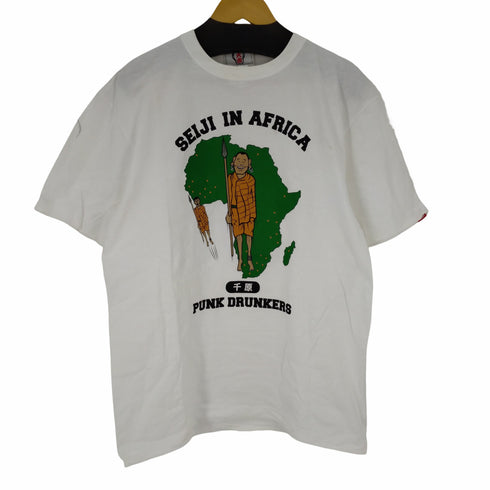 パンクドランカーズ PUNK DRUNKERS プリント半袖Tシャツ メンズ JPN:XL