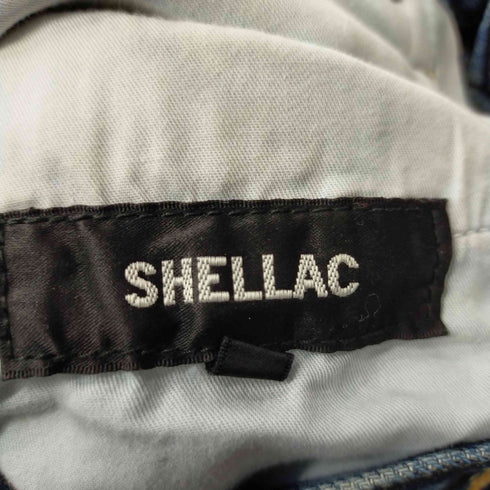 シェラック SHELLAC サビ加工ダメージデニム メンズ JPN:46