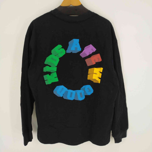 アフューグッドキッズ A FEW GOOD KIDS サークルロゴ 両面プリント L/S Tシャツ メンズ JPN:M