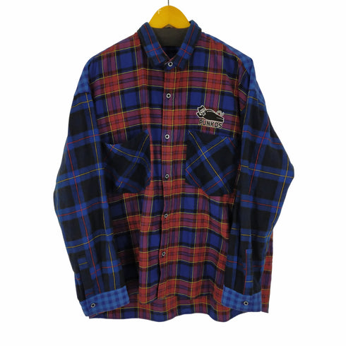 パンクドランカーズ PUNK DRUNKERS ランダムチェック長袖シャツ メンズ JPN:XL