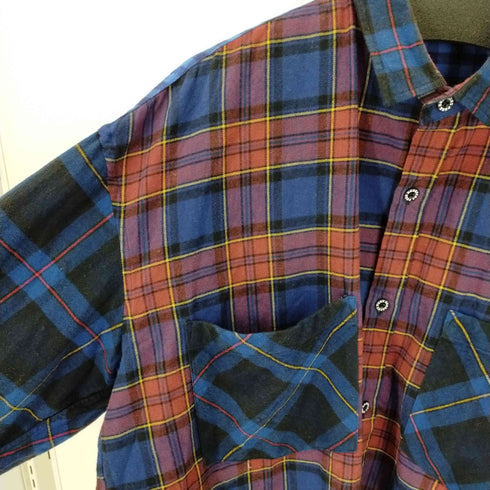 パンクドランカーズ PUNK DRUNKERS ランダムチェック長袖シャツ メンズ JPN:XL
