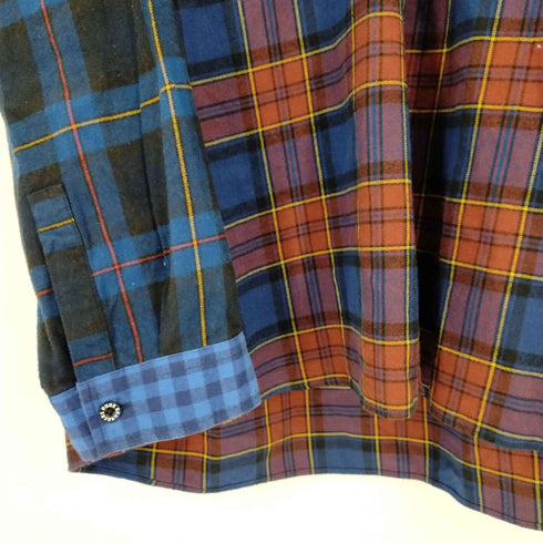 パンクドランカーズ PUNK DRUNKERS ランダムチェック長袖シャツ メンズ JPN:XL