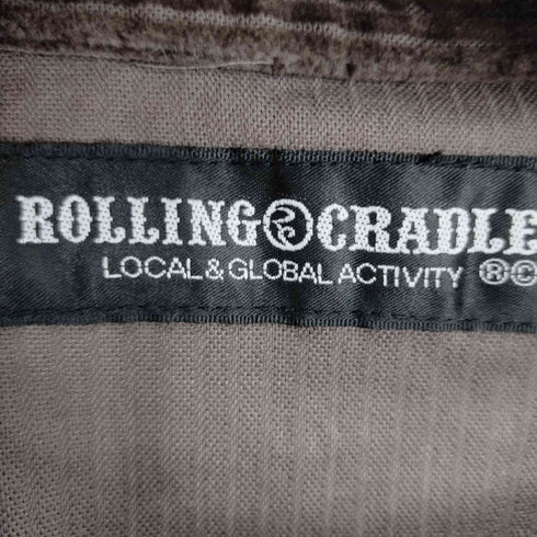 ローリングクレイドル Rolling Cradle 異素材切替コーデュロイベスト メンズ JPN:L