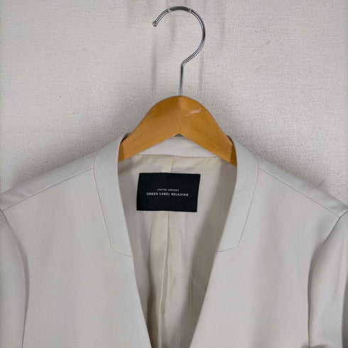 ユナイテッドアローズグリーンレーベルリラクシング UNITED ARROWS green label relaxing D ノーラペル ジャケット レディース 44