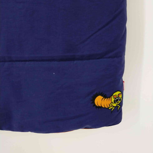 パンクドランカーズ PUNK DRUNKERS レザー切替デザインダウンベスト メンズ JPN:XL