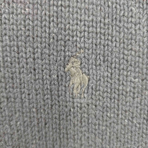 ポロバイラルフローレン Polo by RALPH LAUREN ポニー刺繍 ボーダーコットンニット メンズ import:L