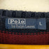 ポロバイラルフローレン Polo by RALPH LAUREN ポニー刺繍 ボーダーコットンニット メンズ import:L