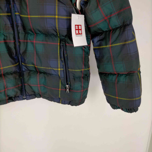 ポロラルフローレン POLO RALPH LAUREN POLOベア刺繍 フーデット ダウン ジャケット Girls Polo Bear Tartan Down Jacket レディース キッズ L 14-16