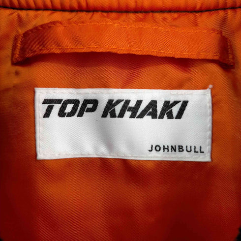 TOP KHAKI by johnbull MA-1 NYLON FLIGHT JACKET メンズ JPN:M