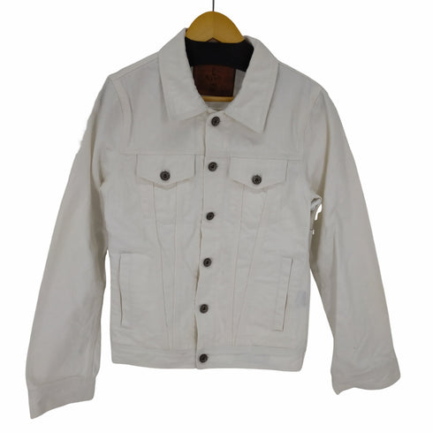 オブザネージュスタイル OF THE NEIGE STYLE ホワイト デニムジャケット メンズ JPN:44