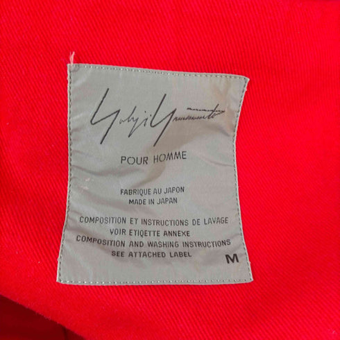 ヨウジヤマモトプールオム Yohji Yamamoto POUR HOMME 96SS 花と少年期 コットンフラワープリント メタルスナップボタンジャケット メンズ JPN:M