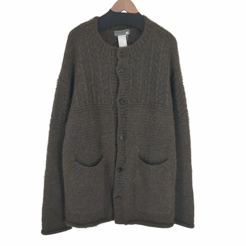 ヨウジヤマモトプールオム Yohji Yamamoto POUR HOMME 99AW ジプシー期 アルパカニットカーディガン メンズ JPN:M