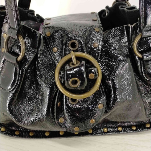アナスイ ANNA SUI エナメルスタッズハンドバッグ レディース ONE SIZE