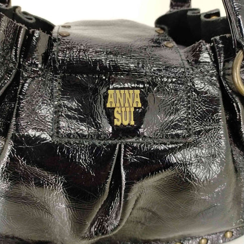 アナスイ ANNA SUI エナメルスタッズハンドバッグ レディース ONE SIZE