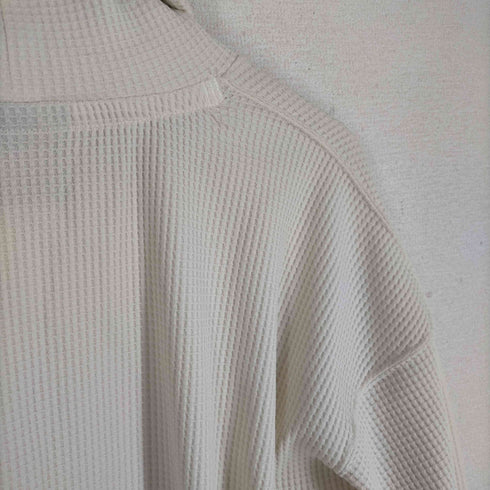 カンタベリー CANTERBURY L/S BIG TURTLENECK TEE サーマル ワッフル タートルネックカットソー メンズ JPN:S