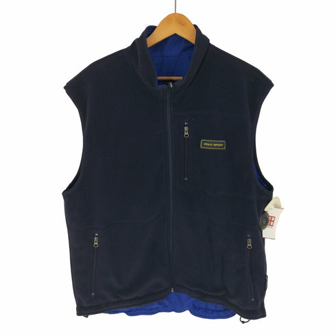 ポロスポーツラルフローレン POLO SPORT RALPH LAUREN Fleece&Nylon Reversible Vest メンズ import:XL