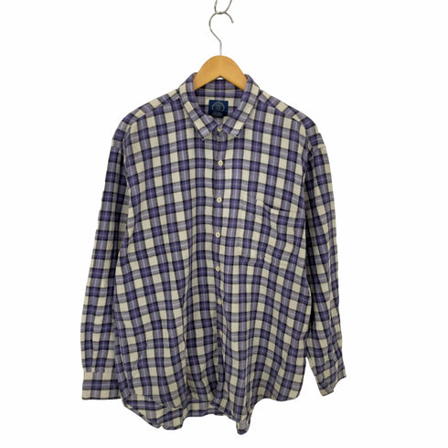 ギャップ Gap 90-2000S OLDタグ コットンチェック L/Sシャツ メンズ import:L